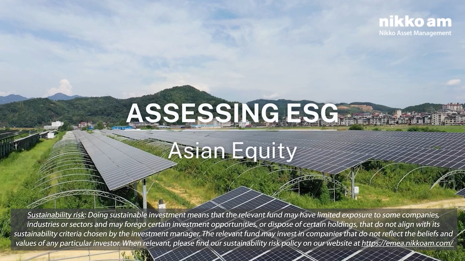 Assessing ESG Asian Equity