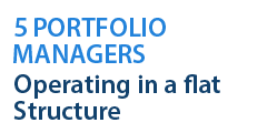 Portfolio managers in a flat structure Portfolio managers in a flat structure