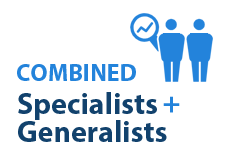 Combined Specialists + Generalists Combined Specialists + Generalists